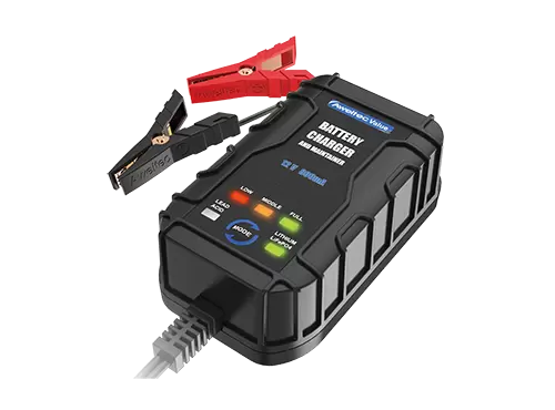 Aweltec 800mA 智慧電池充電器 12V 鉛酸和鋰電池維護器